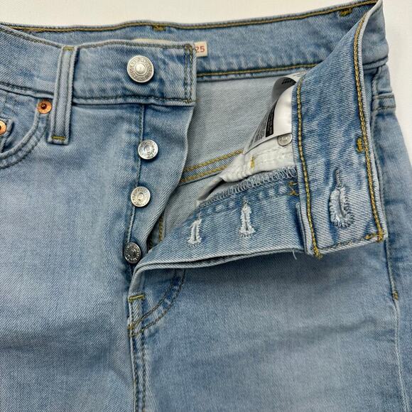 Levi’s Wedgie Skinny Denim Shorts Size 25 - Picture 4 of 7